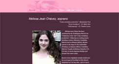 Desktop Screenshot of melissajeanchavez.com