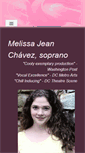 Mobile Screenshot of melissajeanchavez.com